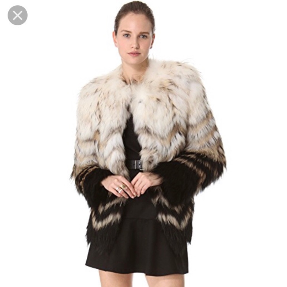 NWT Theory Fur Coat Jacket